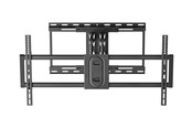 Uchwyty ścienne, uchwyty AV i meble AV - Deltaco Office mounting kit - for flat panel - heavy-duty full-motion 3-way 80 kg - black - Max 80 kg - recommended for 100" - ARM-0261-B