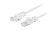 Kabel sieciowy - Lanberg patch cable - 3 m - white RAL 9010 - Biały - 3m - PCU5-20CC-0300-W