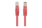 Kabel sieciowy - Lanberg patch cable - 25 cm - red RA3017 - Czerwony - 0.25 meter - PCU6-20CC-0025-R