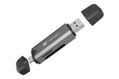 Karta pamięci - adapter i czytniki kart - Natec SCARAB 3 - card reader - USB / USB-C 3.2 Gen 1 - NCZ-2262