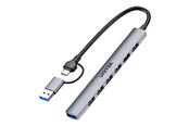 USB hub - Unitek uHUB S7 USB hub - 7 - Szary - H1209AGY01