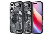 Telefon - Pokrowiec i etui - Spigen Ultra Hybrid MagSafe - zero one black - iPhone 17 - ACS10387