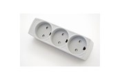 Przelaczniki - Thorkild Larsen Three Socket Grey WO/E F-8532108 - F-8532108