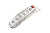 Przelaczniki - Thorkild Larsen 6-Socket White W/E W/S 1.5M - 8531103