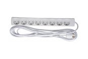 Przelaczniki - CoreParts 8-Stikdåse Hvid  5 m Ledning - GRU00850WDK