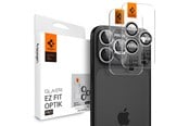 Telefon - Pokrowiec i etui - Spigen Glass tR EZ Fit Optik Pro 2 Pack - silver - iPhone 17/16/15/14 Pro / 17/16/15/14 Pro Max - AGL10124