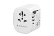 Kabel zasilajacy (zewnetrzny) - Gembird Grounded universal travel power adapter - 15W - TPA-EU2A1C15-01-W