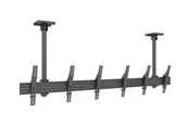Uchwyty ścienne, uchwyty AV i meble AV - Multibrackets PRO Series mounting kit - tilt - for 3 flat panels - black - Max 90 kg - recommended for 65" - 7350073734924