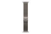 Smartwatch - akcesoria - Apple 49mm Natural Titanium Milanese Loop - Medium - MGHP4ZM/A