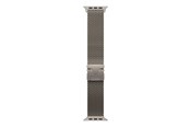 Smartwatch - akcesoria - Apple 49mm Natural Titanium Milanese Loop - Large - MGHQ4ZM/A