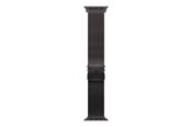 Smartwatch - akcesoria - Apple 49mm Black Titanium Milanese Loop - Medium - MGHT4ZM/A