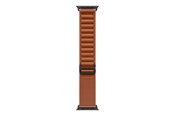Smartwatch - akcesoria - Apple 49mm Terra Cotta Alpine Loop - Small - Black Titanium Finish - MG9D4ZM/A