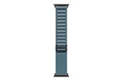 Smartwatch - akcesoria - Apple 49mm Light Blue Alpine Loop - Medium - Black Titanium Finish - MG9L4ZM/A