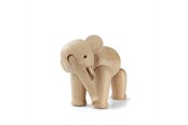 Dekoracje - Kay Bojesen - Elephant mini - Oak - H9.5 cm - 39242