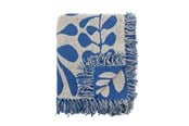 Dekoracje - Bloomingville - Nevine Plaid - Blue - 160x130 cm - 82062688