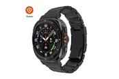 Smartwatch - akcesoria - FIXED Titanium Strap for Samsung Galaxy Watch Ultra Black - FIXTST-1384-BK