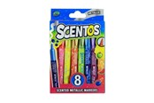 Kreatywne gry - Scentos Metallic Markers 8 pcs - 2640695