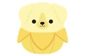 Plusz - Squishmallows 30 cm P26 Nate Golden Retriever Banana - 260191