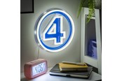 Drobiazgi - Paladone - Fantastic 4 Wall Mountable LED Neon Light - Lampa - PP14789MUVN