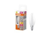 Zarówka LED - Osram Żarówka światła LED LED Comfort candle frosted 300lm 2.2W/927 (25W) dimmable E14 - 4099854084119