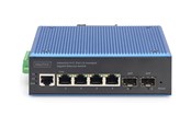 Switch - DIGITUS - switch - industrial - 4 ports - Managed - DN-651154