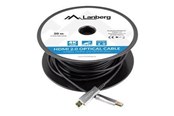 Kabel wyświetlacza - Lanberg HDMI cable with Ethernet - 20 m - CA-HDMI-20FB-0200-BK