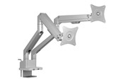 Uchwyt na monitor - ICY BOX mounting kit - adjustable arm - for 2 flat panels - silver/grey - IB-MS524-T