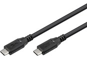 Kabel USB - Pro USB-C <-> USB-C - 0.5m - 240 Watt Power Delivery - USB 4.0 / Thunderbolt 4 - Czarny - PUSB4-40-AC-B-0.5M