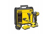 Wiertarka i srubokret elektryczny - Stanley Impact Wrench - SFMCF830D2K-QW