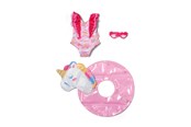 Lalki i akcesoria - Baby Born Swim Set Unicorn 43cm - 839447