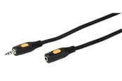 Kabel audio - Vivanco Audio Cable 1x3.5mm Male/Fem. 2.5m Black - 4008928460568