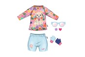Lalki i akcesoria - Baby Born Bike/Trike Outfit 43cm - 840696