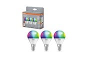 Inteligentny dom - Osram SMART+ frosted mini-ball 470lm 4.9W/RGBW (40W) frosted E14 3-pack - 4099854529887