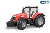 Samochody i pojazdy - Bruder Massey Ferguson 7624 traktor - BR3046