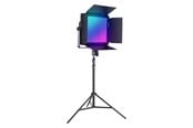 Akcesoria foto i wideo - Neewer RGB1200 LED Kit 2 Lamps 60W 2500-8500K with Tripods and Barndoors - B0BYMT6NQG