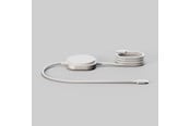Telefon - Adapter i Ladowarka - ZENS Charging Cable USB C-C Pro 2 - Magnetic Wireless Charger - White - ZECC05W/00