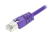 Kabel sieciowy - Deltaco LAN CAT 6 - F/UTP - Fioletowy - 1meter - STP-611P