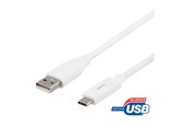Kabel USB - Deltaco - USB-C cable - USB to 24 pin USB-C - 1.5 m - USBC-1010