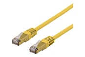 Kabel sieciowy - Deltaco SFTP-62GLAH - patch cable - 2 m - yellow - Żółty - 2m - SFTP-62GLAH