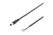 Kabel zasilajacy (wewnetrzny) - Deltaco - power cable - DC jack 5.5 x 2.1 mm to bare wire - 2 m - DEL-109UB