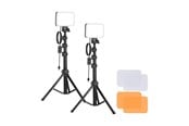Akcesoria foto i wideo - Neewer BP66 Studio Lighting Kit with Two LED Lamps Filters and Tripods - B0DJXMFRN2