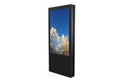 Uchwyty ścienne, uchwyty AV i meble AV - HI-ND stand - totem - for digital signage LED panel - dual sided - black - Max - recommended for 55" - DT5500-V1-02