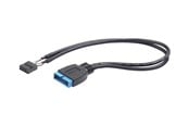 Kabel USB - Gembird Cablexpert CC-U3U2-01 - USB internal cable - 19 pin USB 3.0 header to 9 pin USB header - 30 cm - CC-U3U2-01