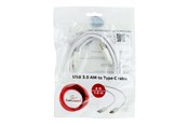 Kabel USB - Gembird Cablexpert - USB-C cable - USB Type A to 24 pin USB-C - 1.8 m - CCP-USB3-AMCM-6-W