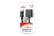 Kabel wyświetlacza - Gembird Cablexpert adapter - DisplayPort / HDMI - 10 cm - AB-DPM-HDMIF-002