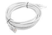 Kabel sieciowy - Lanberg patch cable - 3 m - grey RAL 7035 - Szary - 3m - PCU6-10CC-0300-S