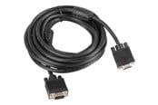 Kabel wyświetlacza - Lanberg - VGA cable - HD-15 (VGA) to HD-15 (VGA) - 5 m - CA-VGAC-10CC-0050-B