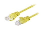 Kabel sieciowy - Lanberg patch cable - 1.5 m - yellow RAL 1016 - Żółty - 1m - PCU6-20CC-0150-Y