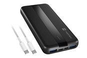 Powerbank - Natec TREVI SLIM Q Powerbank - Czarny - 10000 mAh - NPB-2294