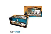 Drobiazgi - ABYstyle - DEMON SLAYER Gift setTumbler with straw + Acryl® + Stickers - Zestaw prezentowy - 3665361131915